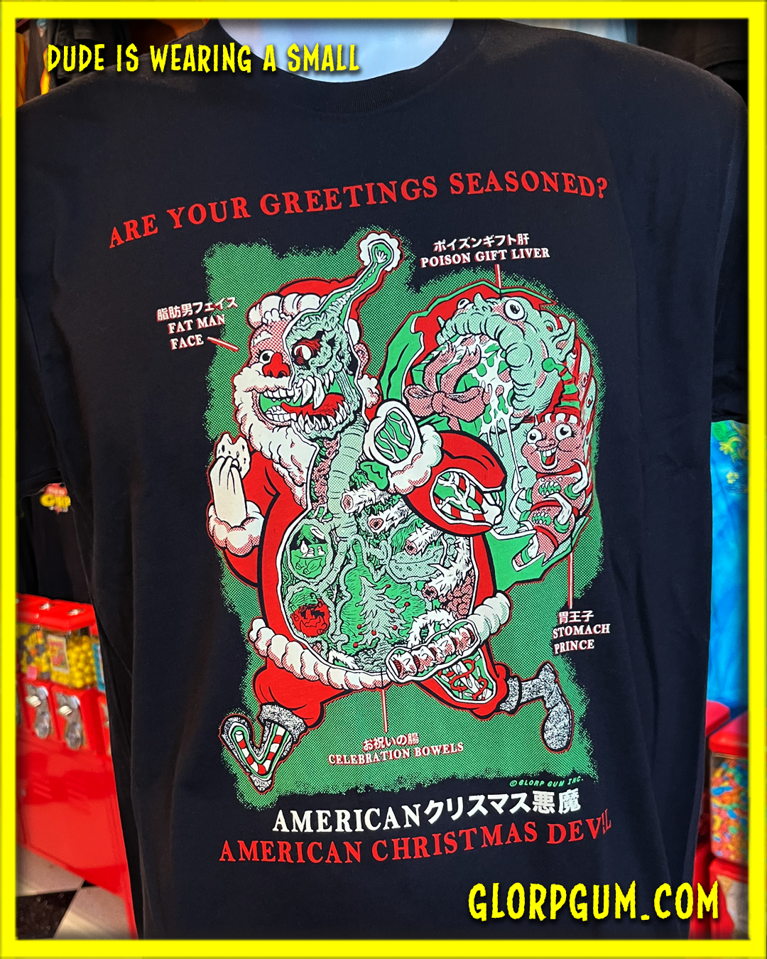 GLORP Beyond! (with FREE American Christmas Devil T-shirt!)