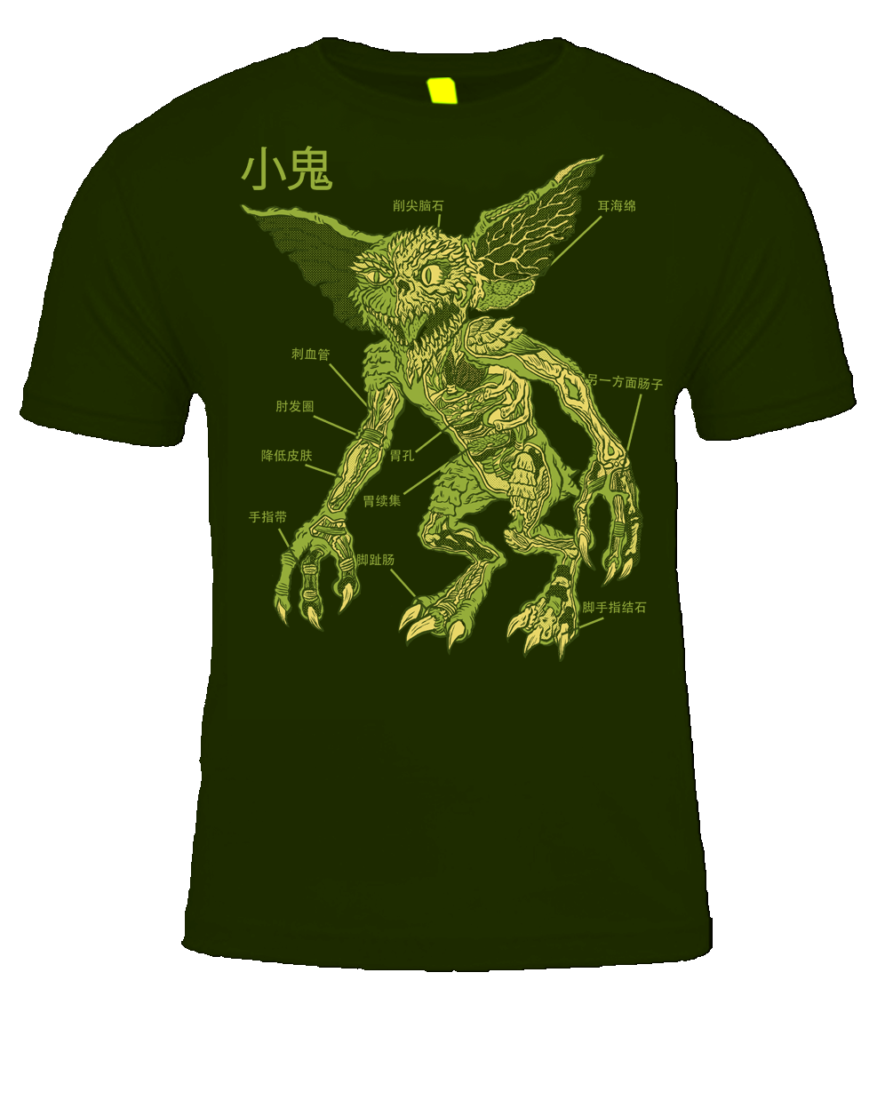 Anatomy of the Gremlin T-Shirt