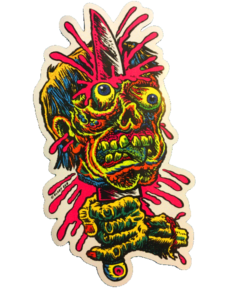 Knife Head Sticker!
