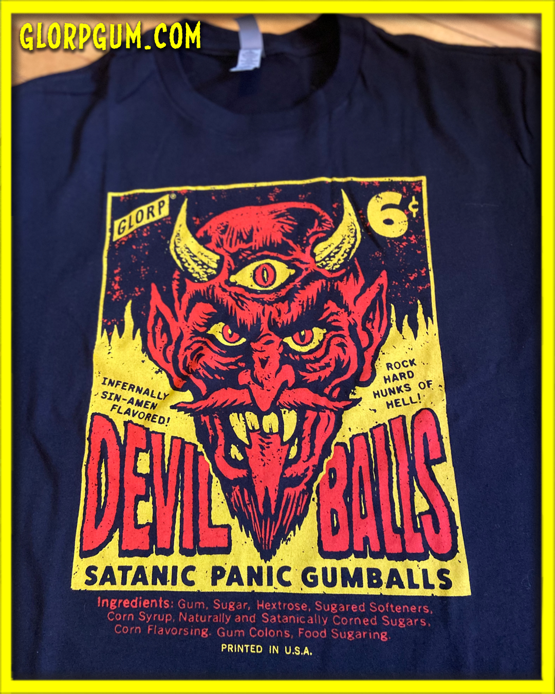 GLORP Fright Bite! (with FREE Devil Balls T-Shirt)