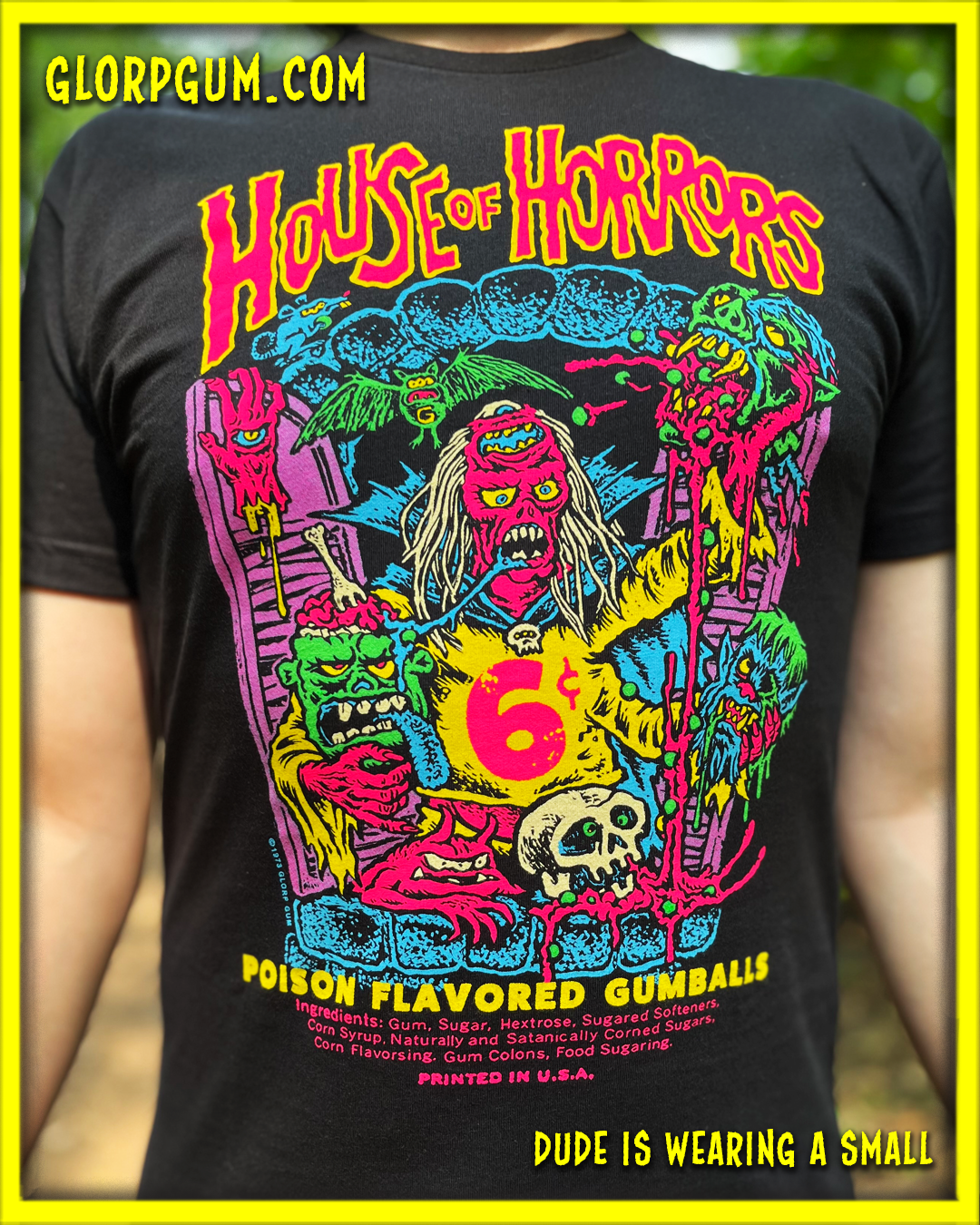 GLORP Fright Bite! (with FREE House Of Horrors T-Shirt)