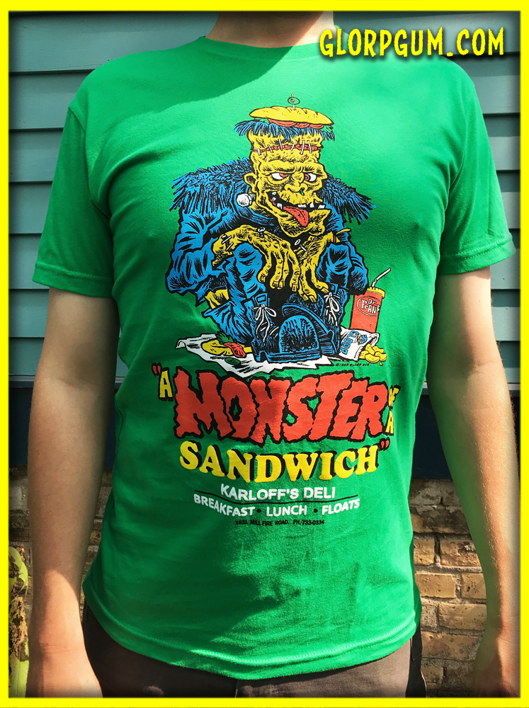 GLORP Fright Bite! (with FREE MONSTER SANDWICH T-Shirt)