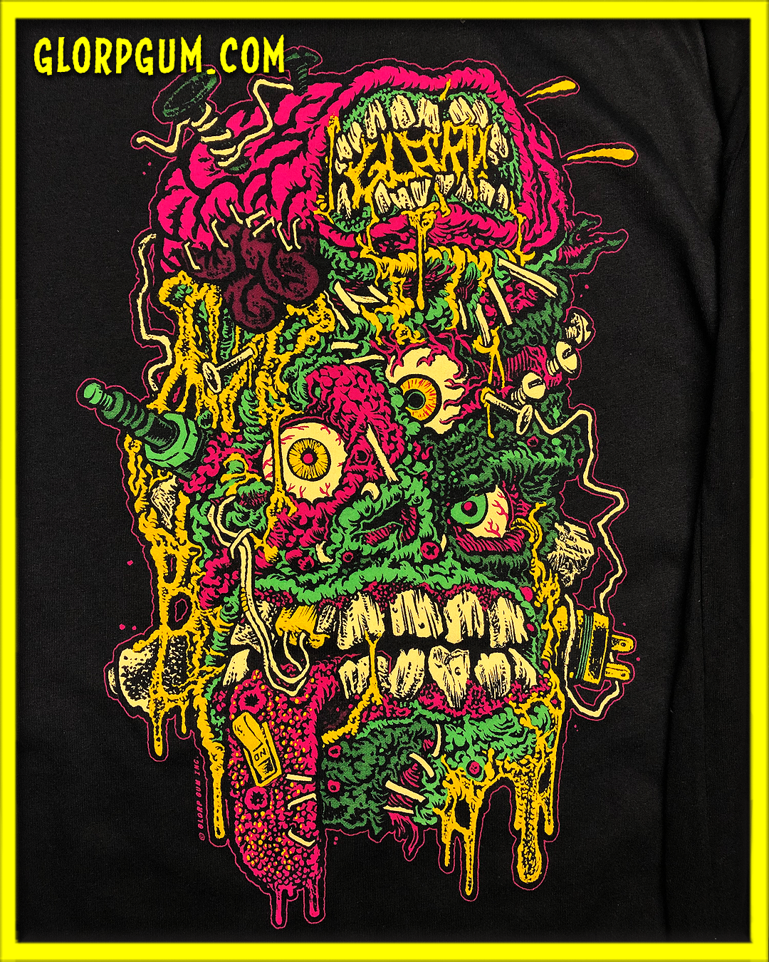 GLORP Fright Bite! (with FREE The Screaming Brain Of GLORPenstein T-Shirt)