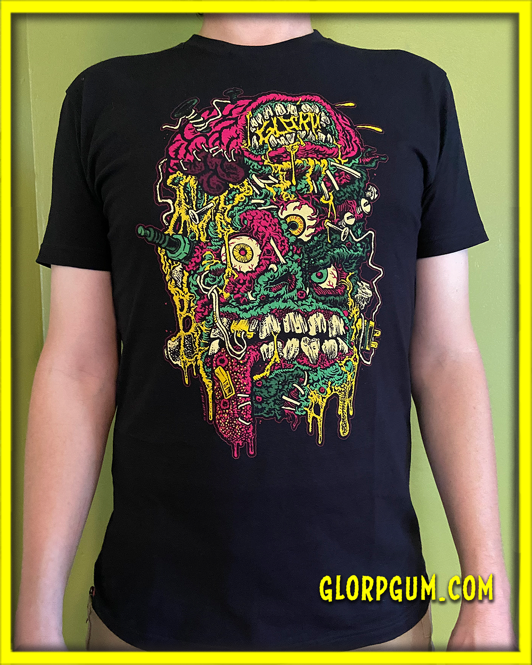 GLORP Fright Bite! (with FREE The Screaming Brain Of GLORPenstein T-Shirt)