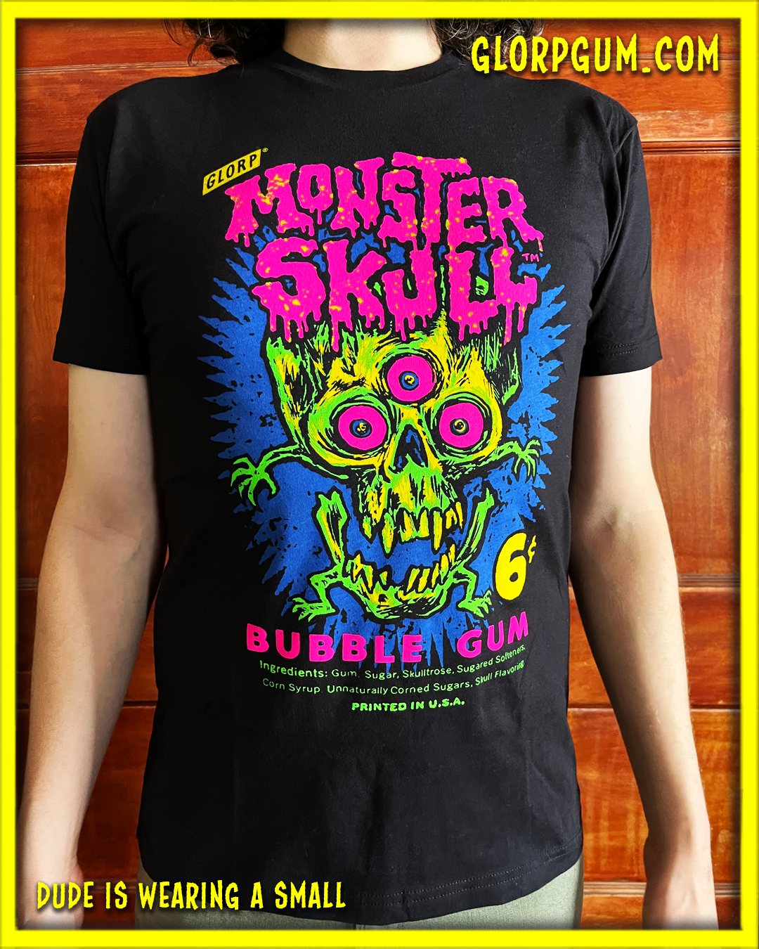 GLORP Fright Bite! (With FREE GLORP Monster Skull T-Shirt!)