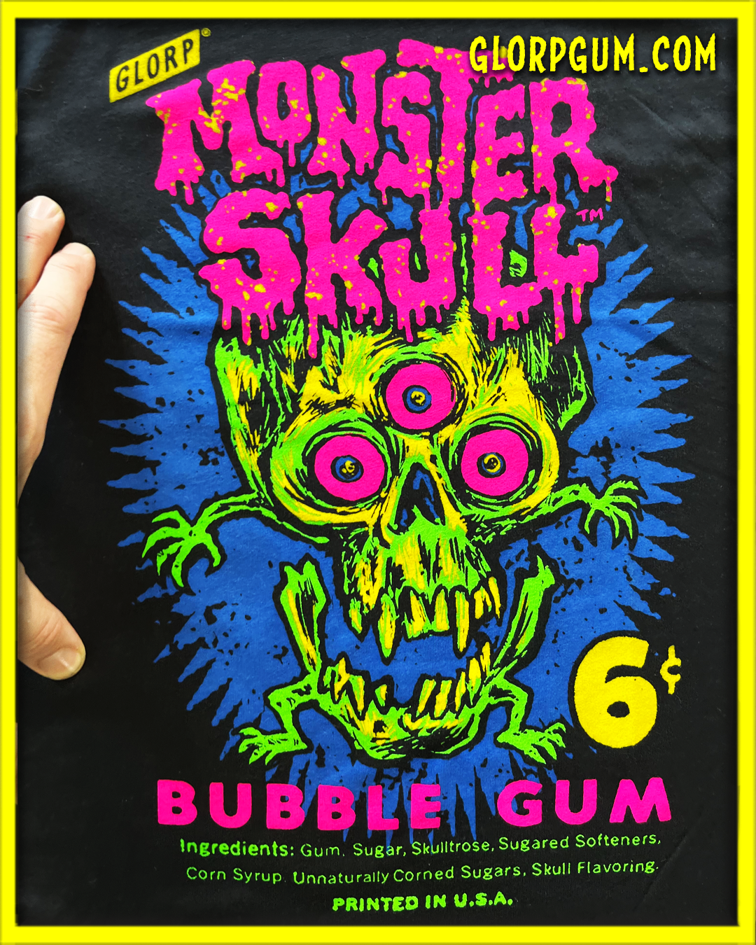 GLORP Fright Bite! (With FREE GLORP Monster Skull T-Shirt!)