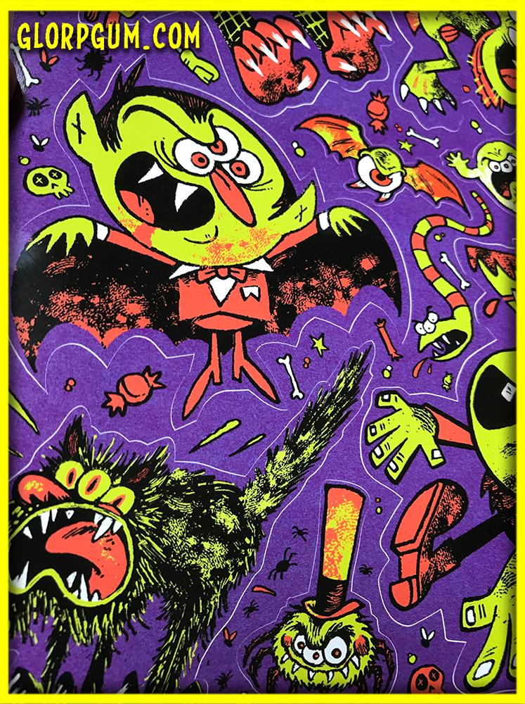 DOUBLE TROUBLE: Giant Halloween Sticker Sheet 2 pack!