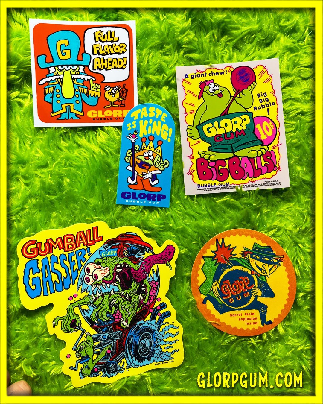 10 Years of GLORP Sticker Pack