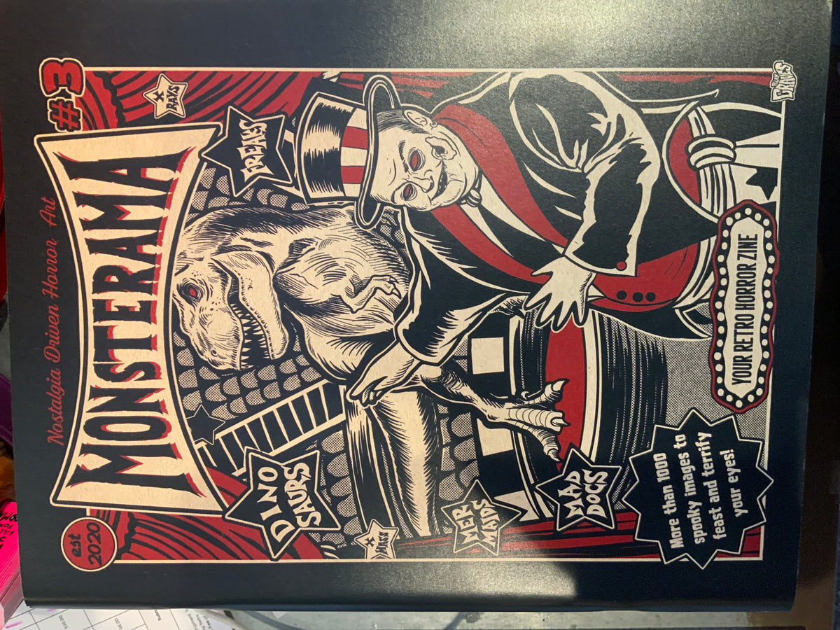 Monsterama No. 3: Nostalgia Driven Horror Art
