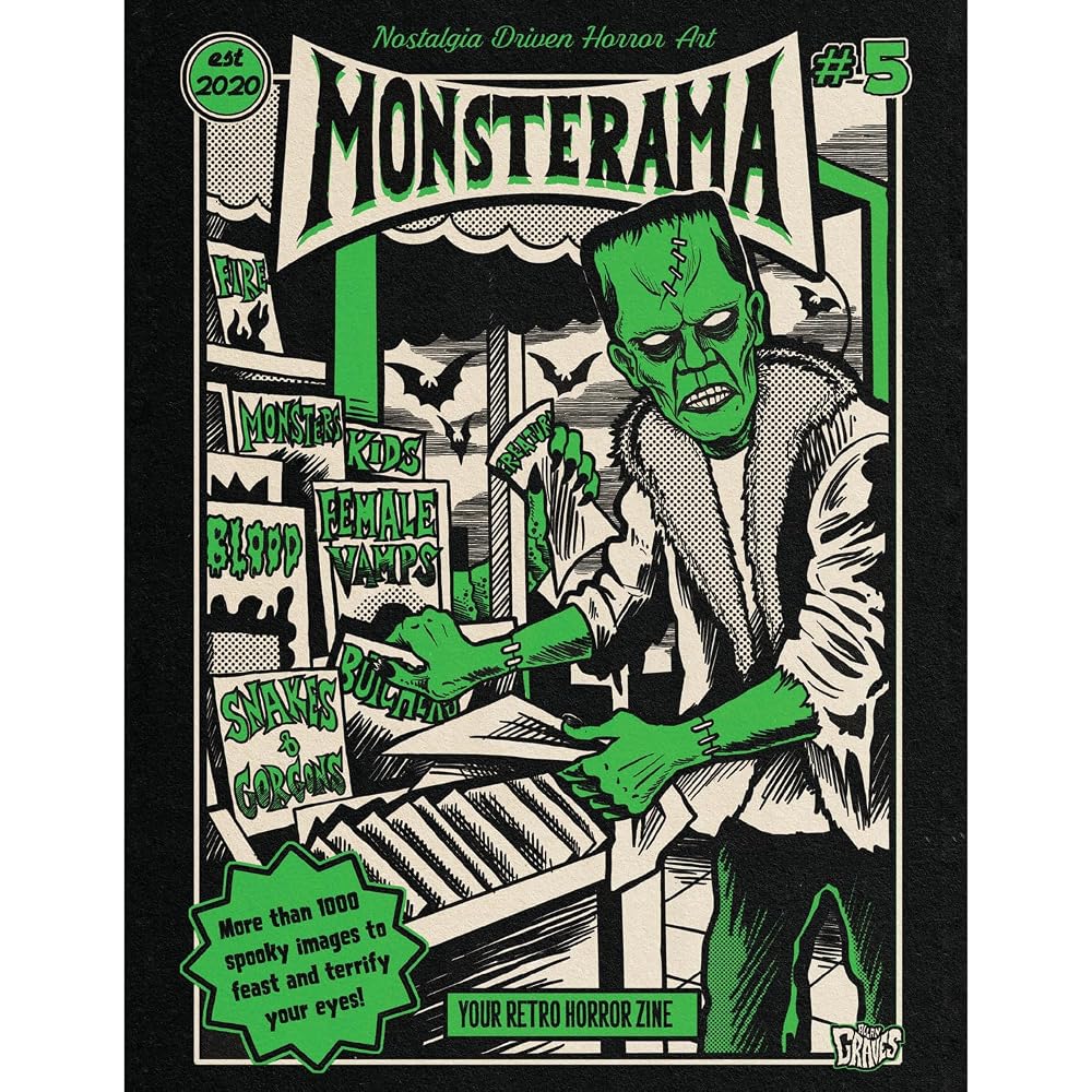 Monsterama No. 5: Nostalgia Driven Horror Art cover image