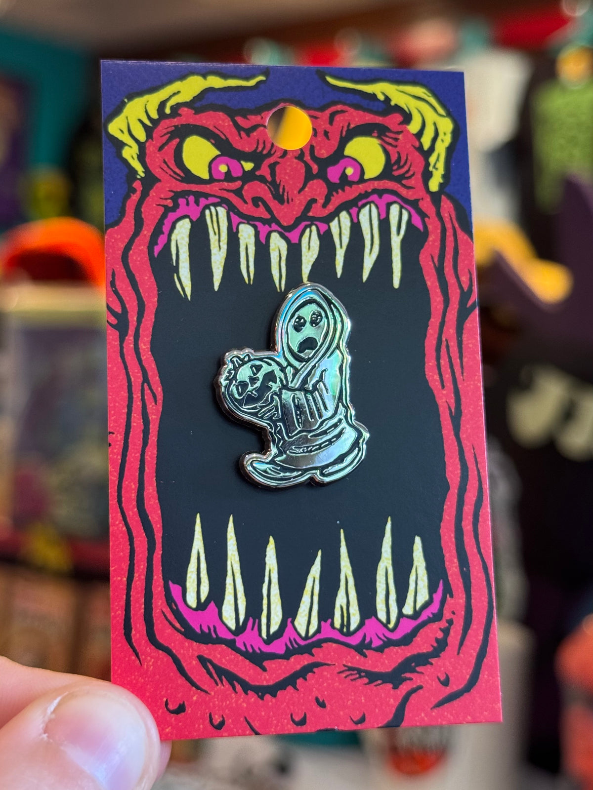 Maskless Pumpkin Kid Pin