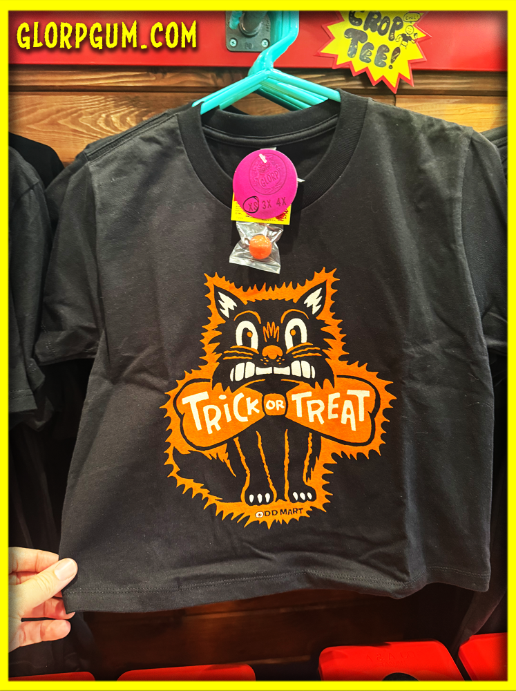 Fright Bite Black! (with Trick or Treat CROP TOP T-Shirt!)
