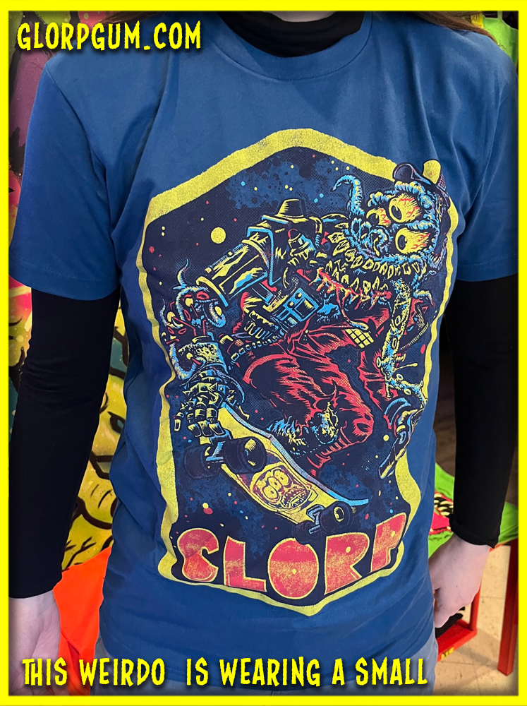 GLORP Arcade Blaster Gum (with FREE Skate Alien T-Shirt!)