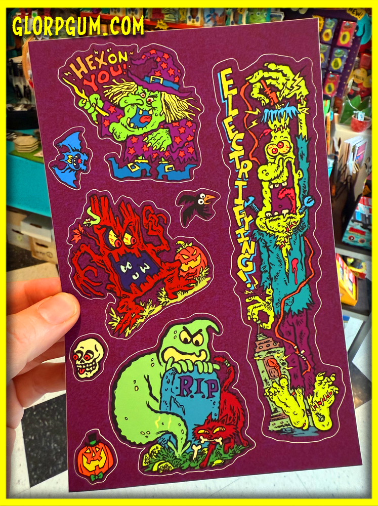 Odd Mart Halloween Sticker sheet!