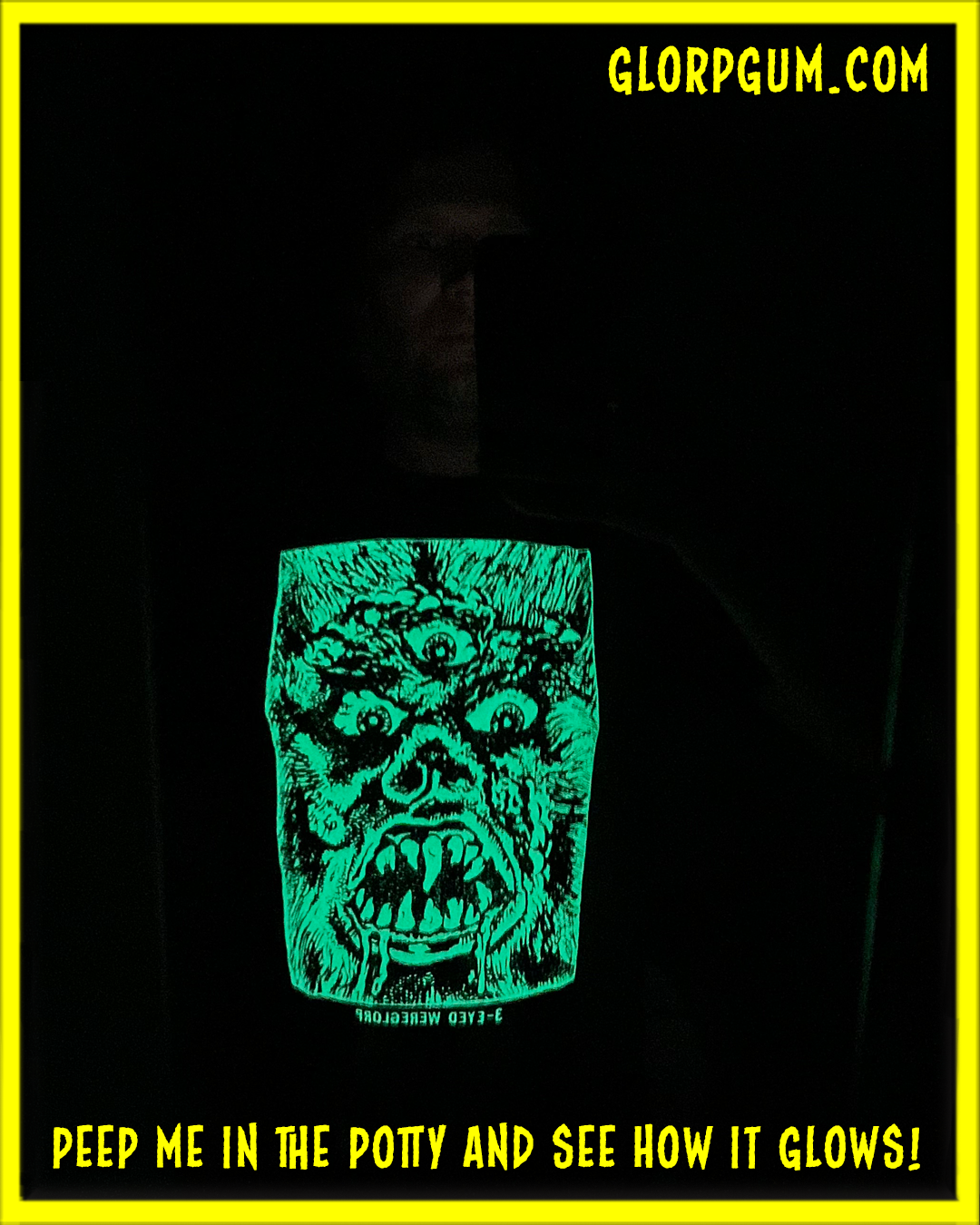 GLORP Fright Bite! (with FREE 3-Eyed WereGLORP T-Shirt)