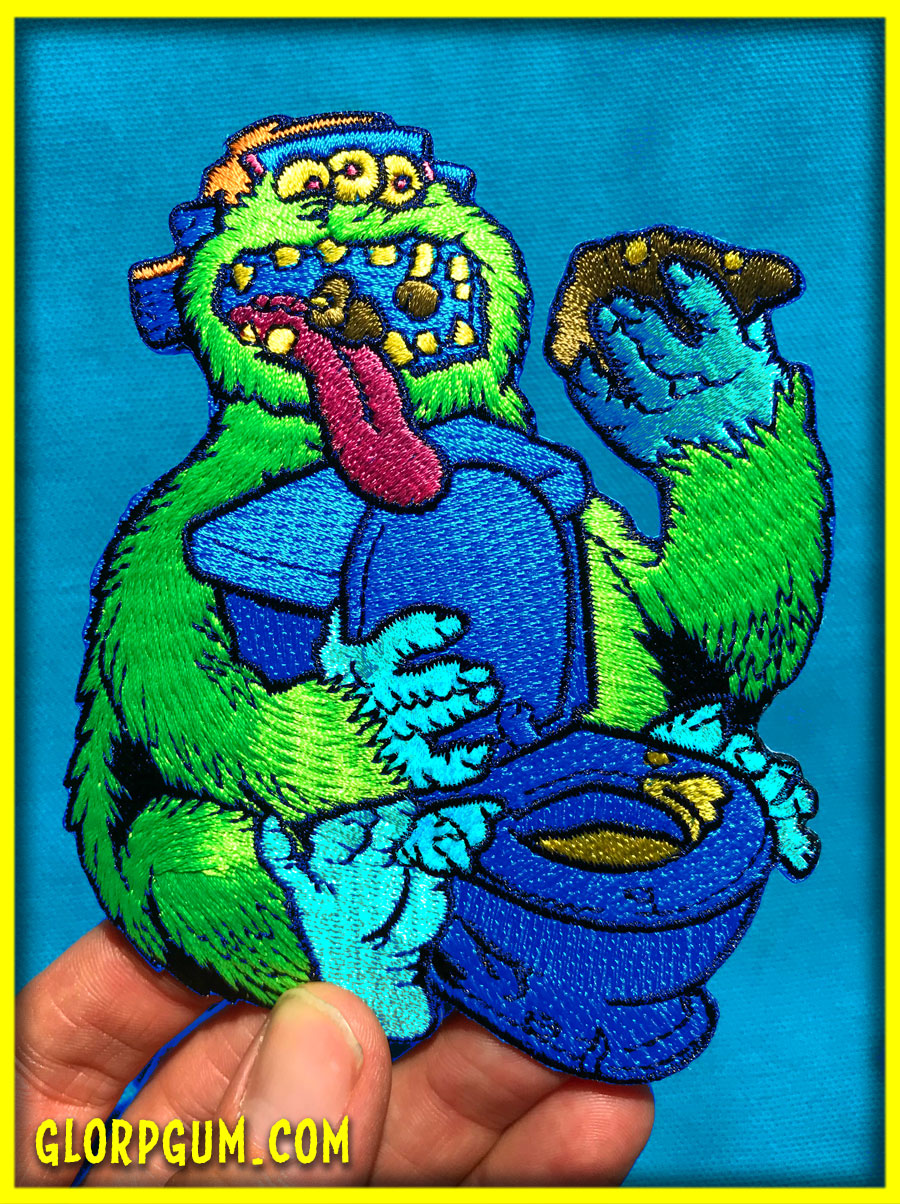 GLORP Poopie Monster Patch