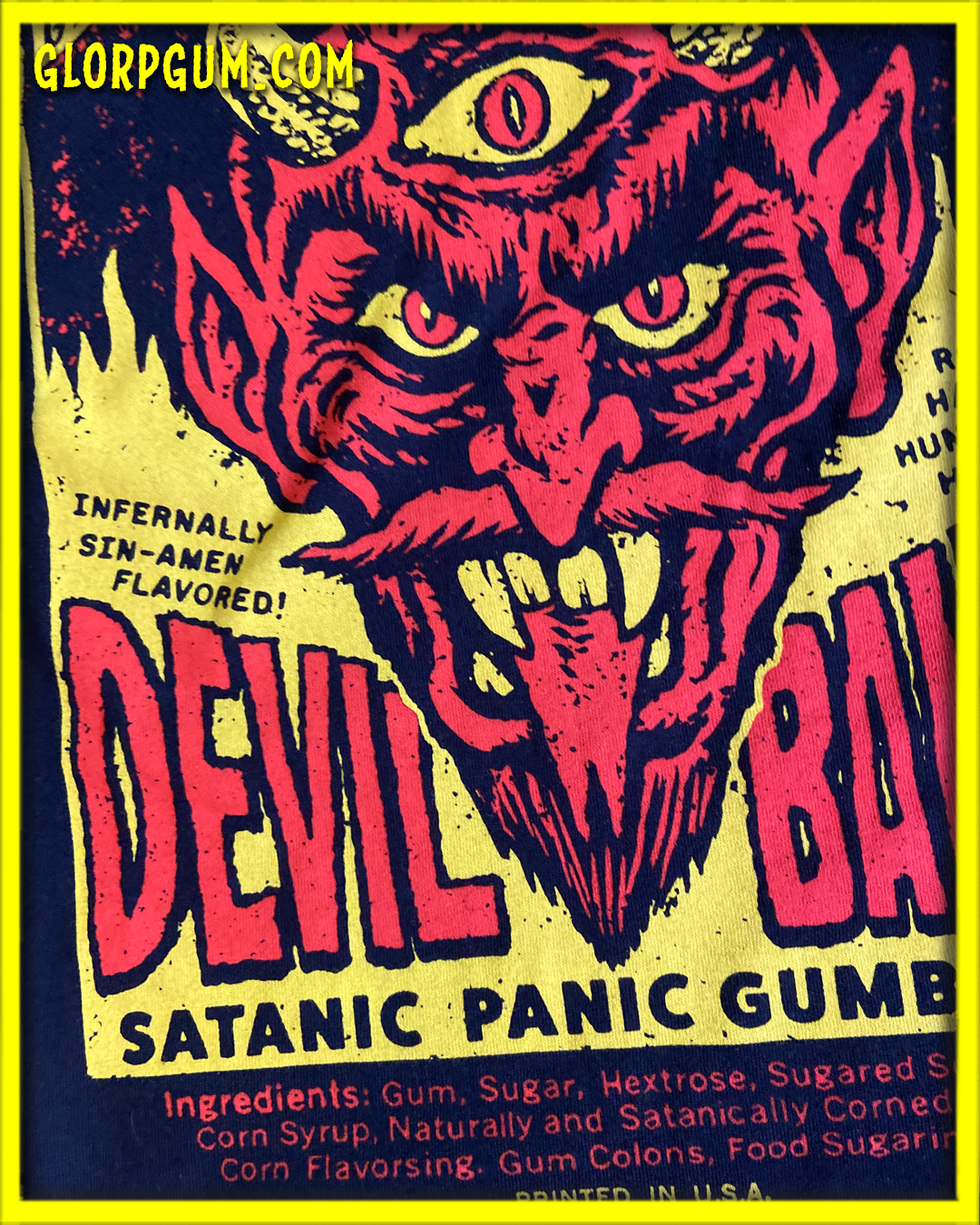 GLORP Fright Bite! (with FREE Devil Balls T-Shirt)