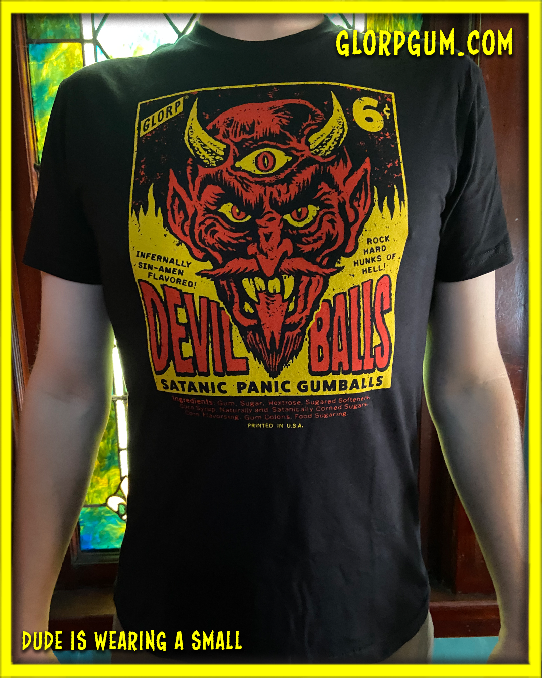 GLORP Fright Bite! (with FREE Devil Balls T-Shirt)