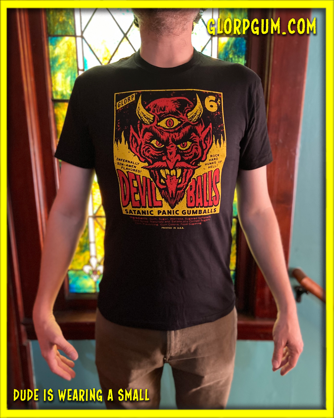 GLORP Fright Bite! (with FREE Devil Balls T-Shirt)