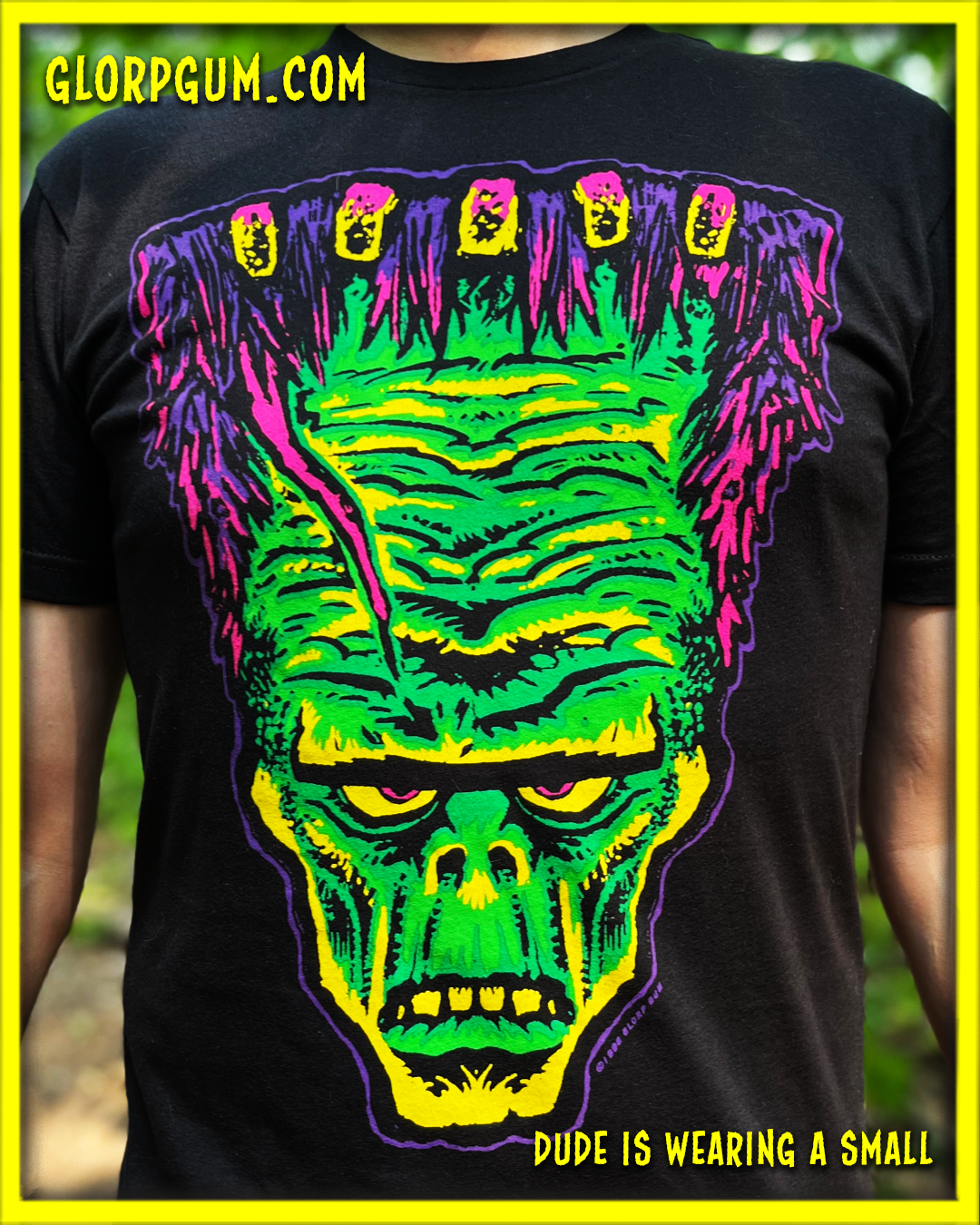 GLORP Fright Bite! (with FREE Flat Top Frank T-Shirt)