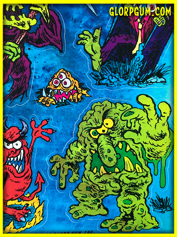 DOUBLE TROUBLE: Giant Halloween Sticker Sheet 2 pack!