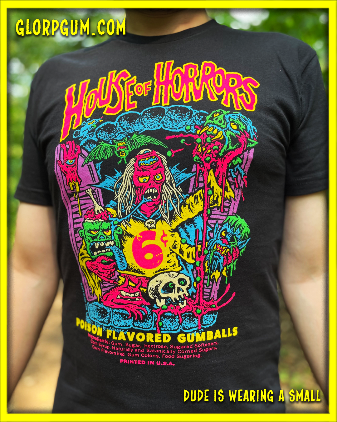 GLORP Fright Bite! (with FREE House Of Horrors T-Shirt)