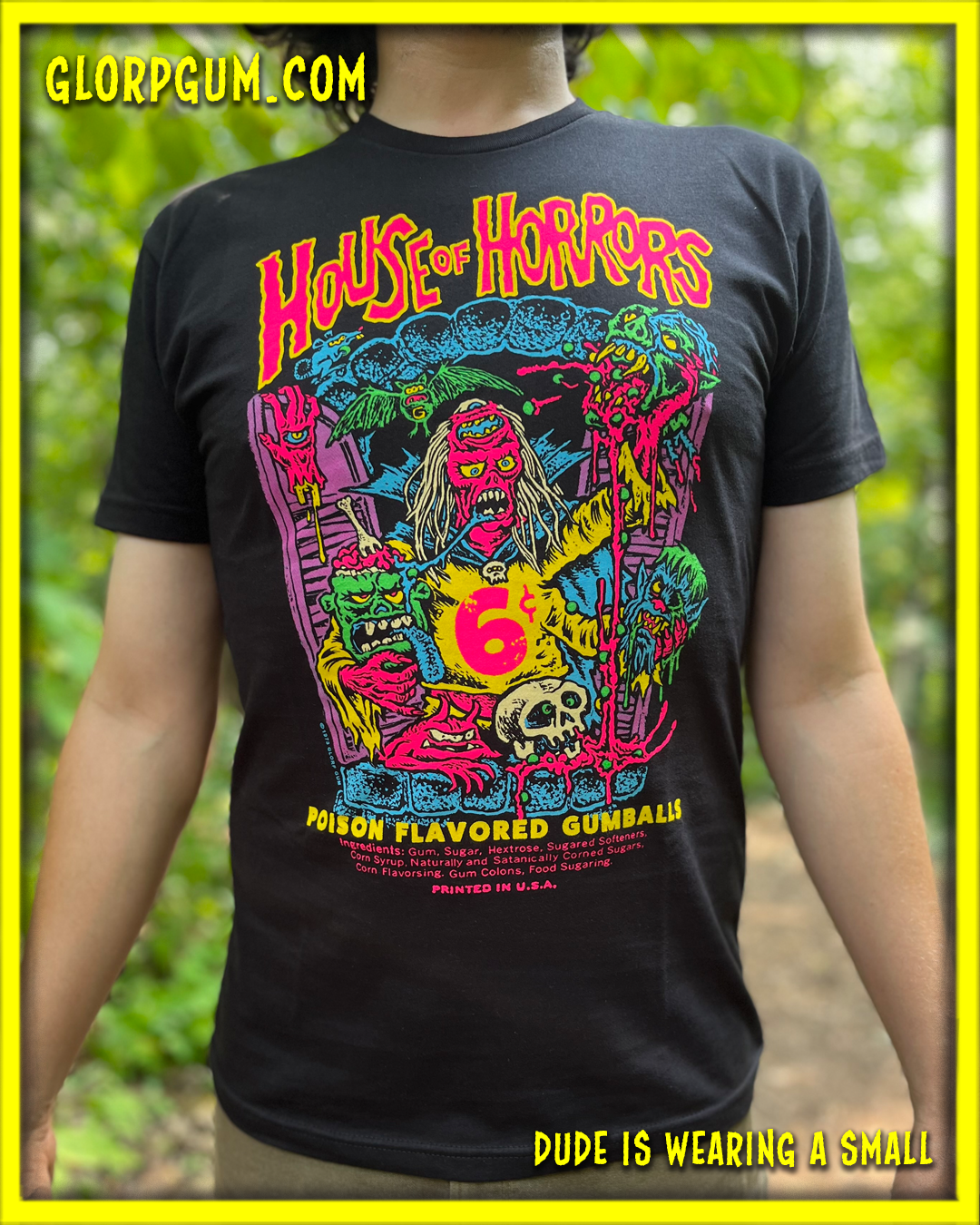 GLORP Fright Bite! (with FREE House Of Horrors T-Shirt)