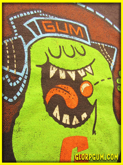GLORP Gum Chew (with FREE Glorpball Machine Logo T-Shirt!)