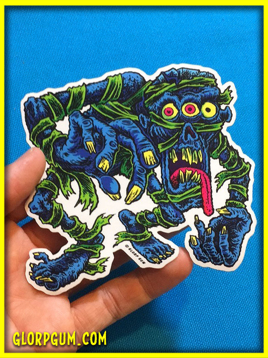 Maniac Mummy Sticker!