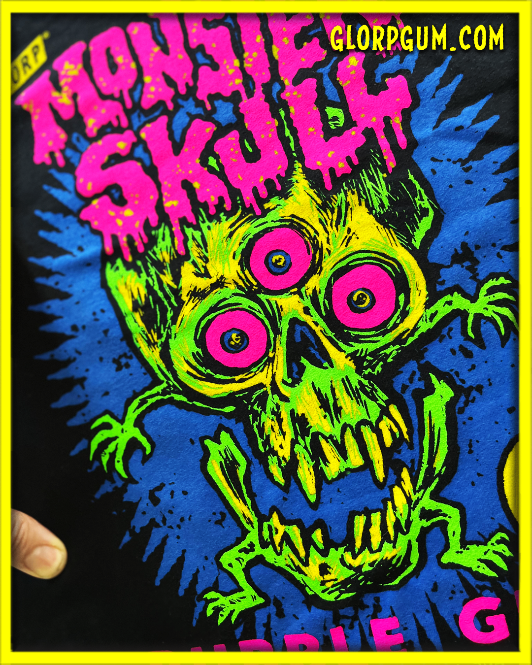 GLORP Fright Bite! (With FREE GLORP Monster Skull T-Shirt!)