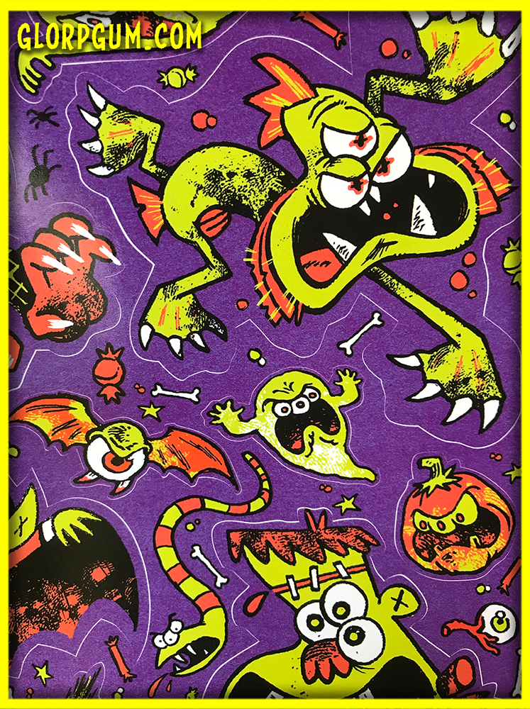DOUBLE TROUBLE: Giant Halloween Sticker Sheet 2 pack!
