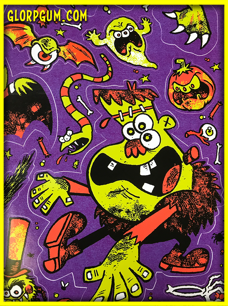DOUBLE TROUBLE: Giant Halloween Sticker Sheet 2 pack!