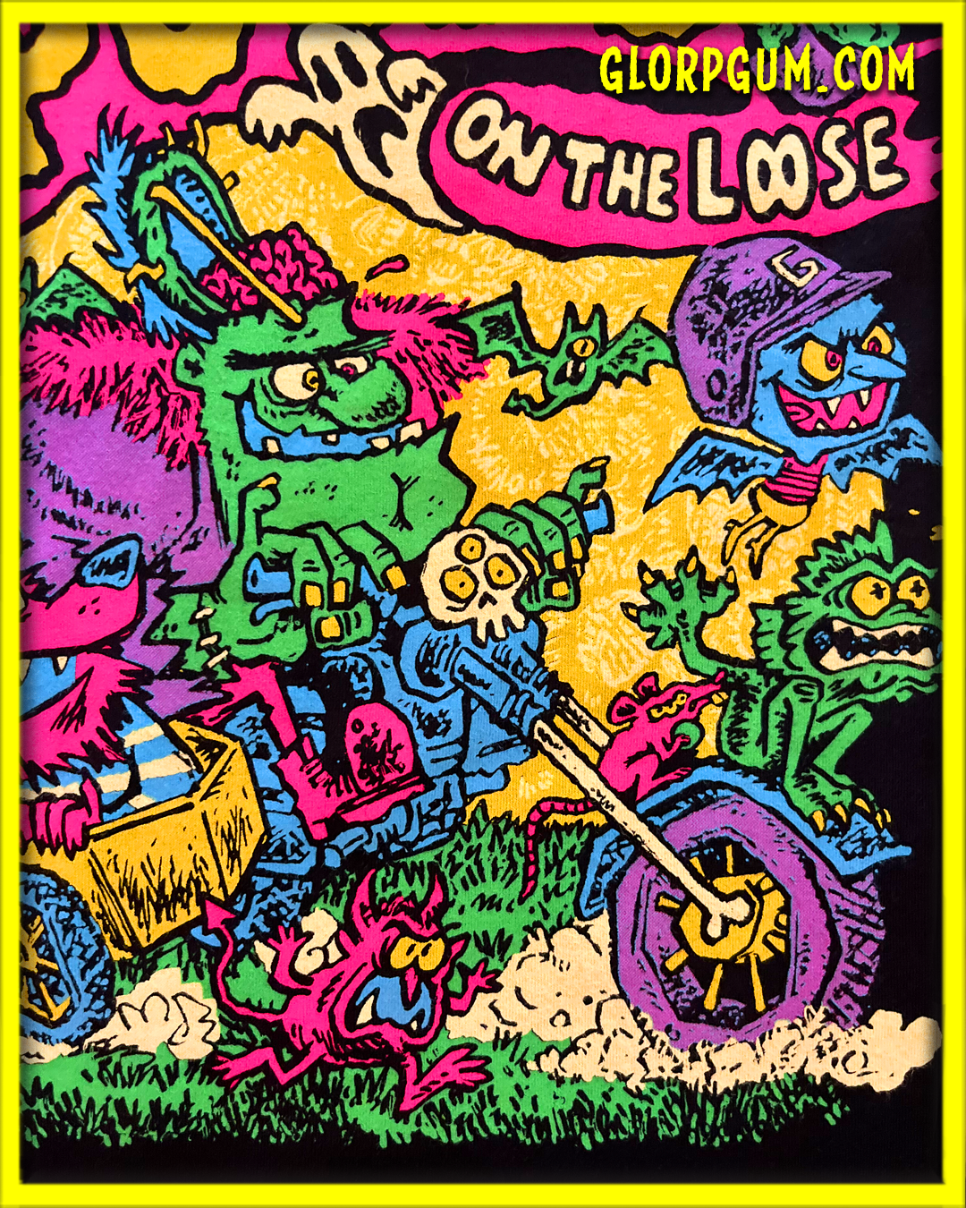 GLORP Fright Bite! (with FREE Spooks On The Loose T-Shirt)