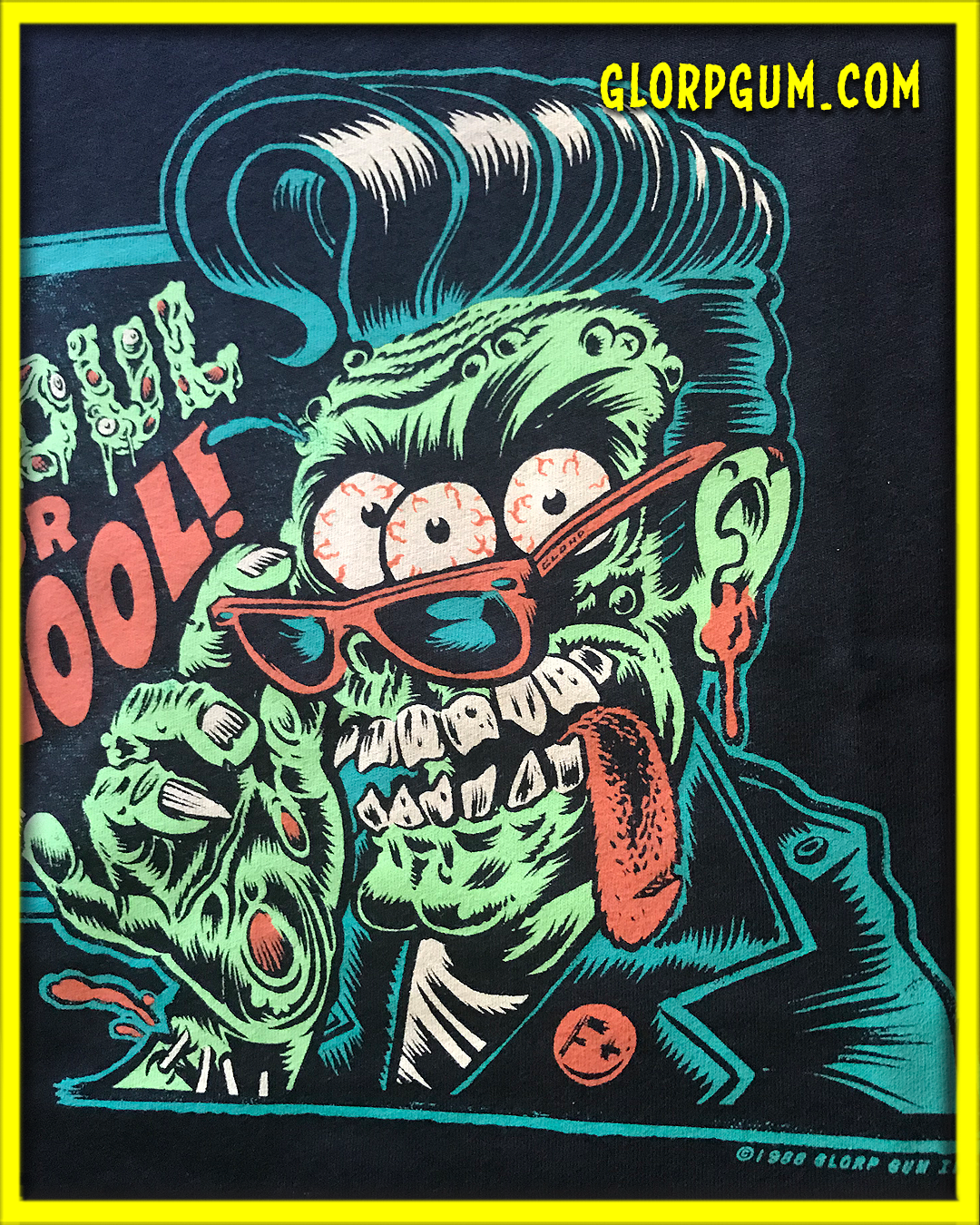 GLORP Fright Bite! (with FREE Too Ghoul For School T-Shirt)
