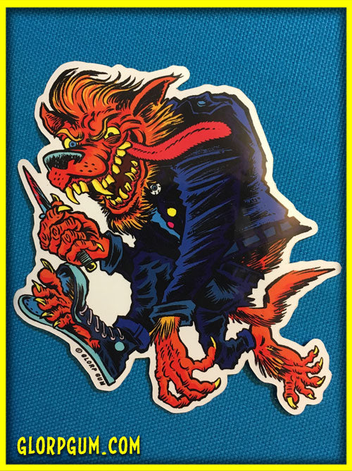 Wild Wolf Sticker!