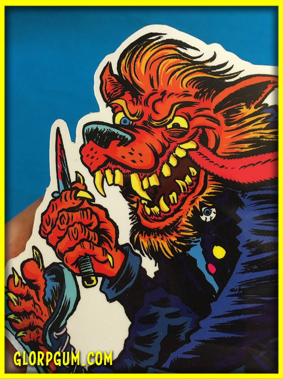 Wild Wolf Sticker!