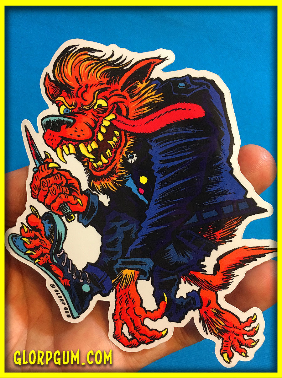 Wild Wolf Sticker!